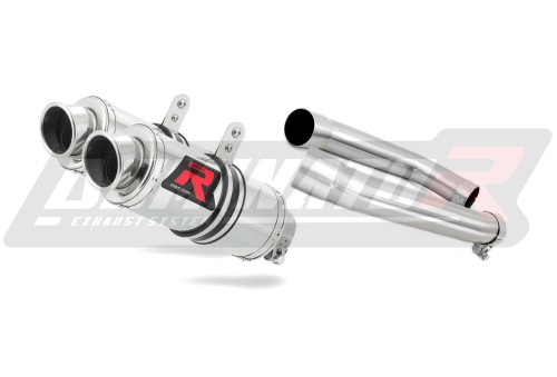 exhaust muffler DOMINATOR GP1 fits the motorcycle Honda VTR 1000F Firestorm 2002   2006 3