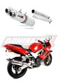 DOMINATOR kerek kipufogó dob, amely illeszkedik a Honda VTR 1000F Firestorm 2002 - 2006 motorkerékpárhoz 5