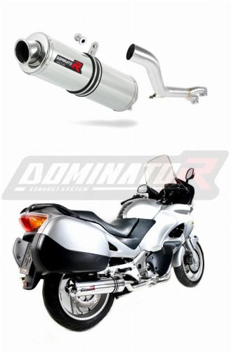 exhaust muffler DOMINATOR ROUND fits the motorcycle Honda NT 650 V DEAUVILLE RC47 1998   2005 5