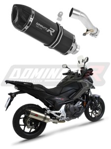 Honda NC 700 / 750 S 2012 - 2020 kipufogó Dob HP1 FEKETE + dB killer közepes