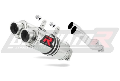 exhaust muffler DOMINATOR GP1 fits the motorcycle Honda CB 750 SEVEN FIFTY 1992   2003 3