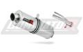 exhaust muffler DOMINATOR oval fits the motorcycle Honda CBR 500 R 2013   2015 3