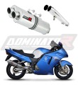 exhaust muffler DOMINATOR oval fits the motorcycle Honda CBR 1100 XX 1996   2006 6