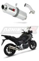 exhaust muffler DOMINATOR oval fits the motorcycle Honda NC 700 / 750 X 2012   2020 6