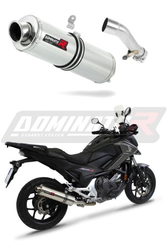 DOMINATOR kerek kipufogó dob Honda NC 700 / 750 X 2012 - 2020 motorkerékpárhoz 6