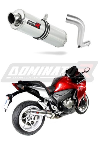 exhaust muffler DOMINATOR ROUND fits the motorcycle Honda VFR 1200 F 2010   2018 5