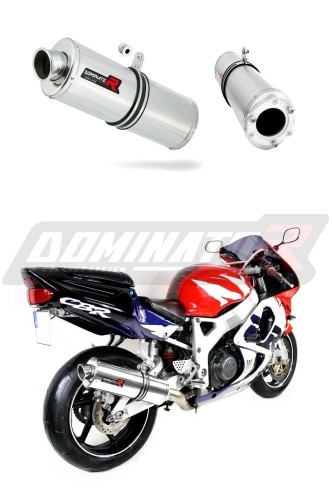 exhaust muffler DOMINATOR oval fits the motorcycle Honda CBR 900RR Fireblade SC33 1996   1999 5