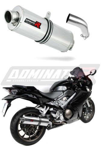 exhaust muffler DOMINATOR oval fits the motorcycle Honda VFR 800 F 2014   2019 5