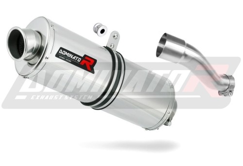 exhaust muffler DOMINATOR oval fits the motorcycle Honda CB 500 X 2017   2019 3