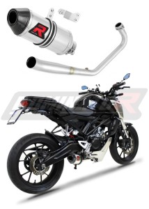 Honda CB 125 R 2018 - 2020 Teljes rendszer Kipufogó leömlő HP3 kipufogódob + dB killer közepes