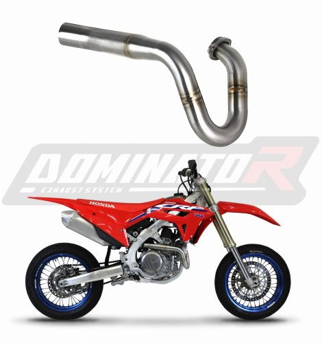 exhaust manifold header DOMINATOR  fits the motorcycle Honda CRF 450 R RX 2021 Head Pipe Header Collector  7