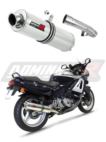 exhaust muffler DOMINATOR ROUND fits the motorcycle Honda CBR 600 F1 1987   1990 6