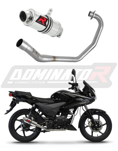 teljes kipufogórendszer DOMINATOR Full System GP1 hangtompítóval, amely illeszkedik a Honda CBF 125 2009 - 2014 motorkerékpárhoz 6