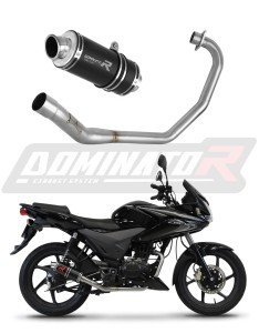 Honda CBF 125 2009 - 2014 Teljes rendszer Leömlő Kipufogódob GP1 FEKETE + közepes dB killer