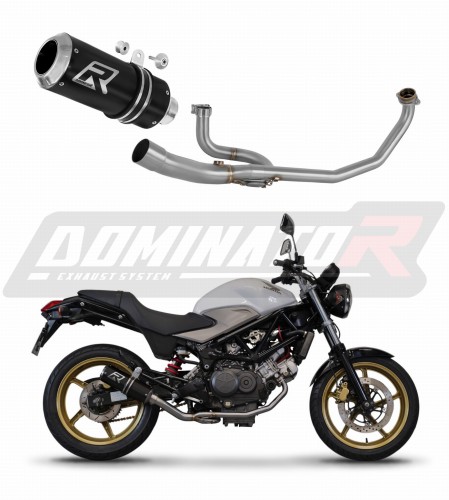 teljes kipufogórendszer DOMINATOR Full System GP BLACK kipufogódobbal Honda VTR 250 2009 - 2015 motorkerékpárhoz 6
