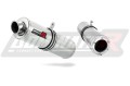 exhaust muffler DOMINATOR ROUND fits the motorcycle Hyosung GT 650  3
