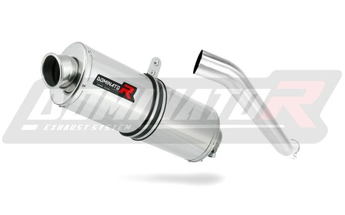 DOMINATOR Ovális kipufogó dob, amely illeszkedik a Kawasaki ZX6R 636 2003 - 2004 motorkerékpárhoz 3