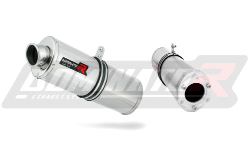 exhaust muffler DOMINATOR oval fits the motorcycle Kawasaki ZX7R 1996   2003 3