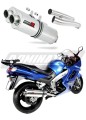 DOMINATOR Ovális kipufogó dob, amely illeszkedik a Kawasaki ZZR 1200 2002 - 2005 motorkerékpárhoz 5