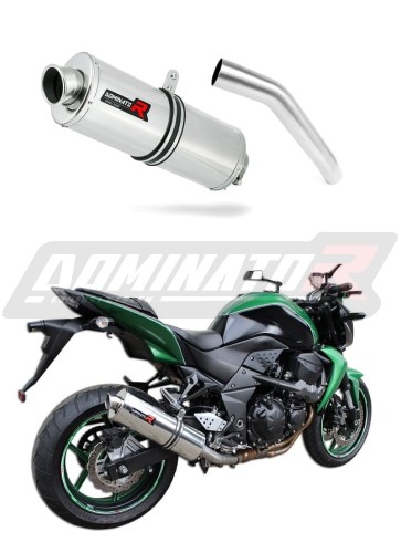exhaust muffler DOMINATOR oval fits the motorcycle Kawasaki Z750 2007   2012 5