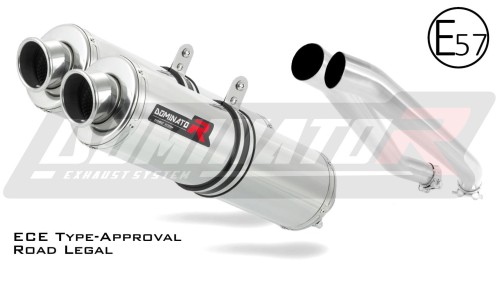 DOMINATOR Homologizált ROUND kipufogó dob a Z1000 2003 - 2006 motorkerékpárhoz 5