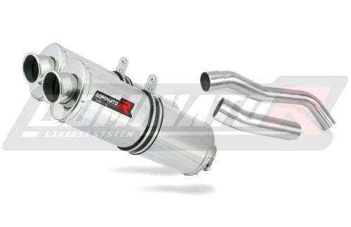 exhaust muffler DOMINATOR oval fits the motorcycle Kawasaki Z1000 2007   2009 3