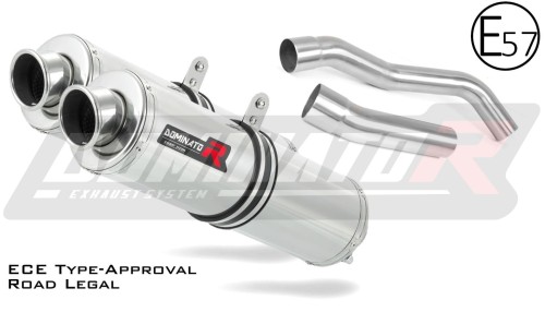 exhaust muffler DOMINATOR homologated road legal ROUND fits the motorcycle Z1000 2007   2009 5