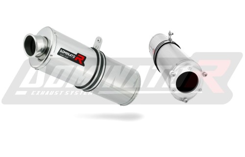 DOMINATOR ovális kipufogó dob Kawasaki ZX6R 1995 - 1997 motorkerékpárhoz 3