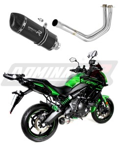 Kawasaki VERSYS 650 2015 - 2020 Teljes rendszer Kipufogó leömlő Kipufogódob HP1 BLACK + dB killer medium