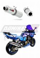 exhaust muffler DOMINATOR ROUND fits the motorcycle Kawasaki ZRX 1200 S 2001   2007 5