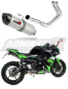 Kawasaki NINJA 650 2017 - 2022 Komplett rendszer Kipufogó leömlő HP1 dob + dB killer medium