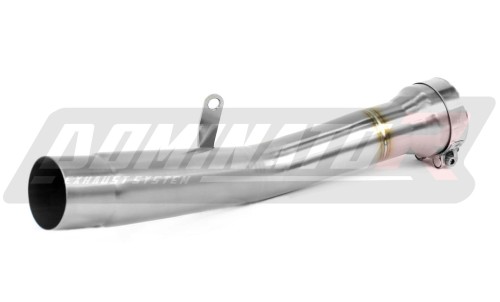 decat mid muffler DOMINATOR Mid Pipe fits the motorcycle Ninja H2 SX 2018   2020 7