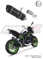 DOMINATOR HP1 FEKETE homologált kipufogó dob Kawasaki Z 900 2020 - 2024 motorkerékpárhoz 8