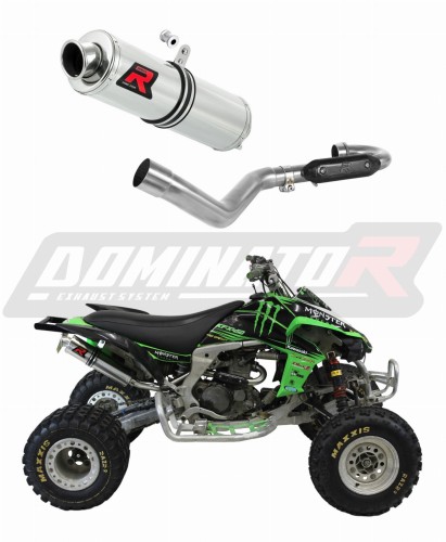 teljes kipufogórendszer DOMINATOR Full System GP1 dobbal a Kawasaki KFX 450 2008 - 2014 motorkerékpárhoz 6