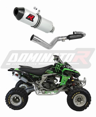 komplett kipufogórendszer DOMINATOR Full System MX2 dobbal, Kawasaki KFX 450 2008 - 2014 motorkerékpárhoz illő 6