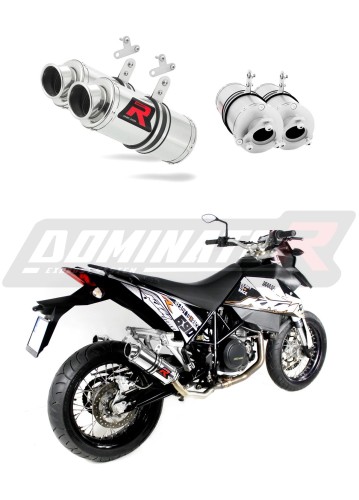 exhaust muffler DOMINATOR GP1 fits the motorcycle KTM 690 SM SUPERMOTO  5
