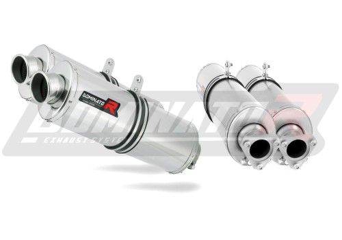 exhaust muffler DOMINATOR oval fits the motorcycle KTM 990 SMT Supermoto Touring  3