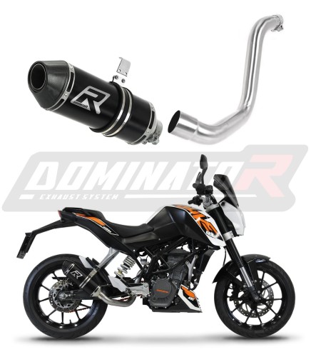 DOMINATOR HP3 FEKETE kipufogó dob KTM 125 Duke 2012 - 2016 motorkerékpárhoz 6