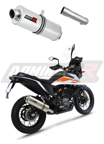 exhaust muffler DOMINATOR oval fits the motorcycle KTM 390 Adventure 2020   2023 6