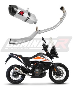 KTM 390 Adventure 2020 - 2024 Teljes rendszer Kipufogó leömlő HP1 dob + dB killer medium
