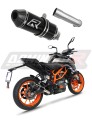 exhaust muffler DOMINATOR HP3 BLACK fits the motorcycle KTM 390 Duke 2021   2023 6