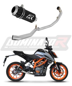 KTM 390 Duke 2021 - 2023 Teljes rendszer Leömlő Kipufogó Dob GP BLACK + dB killer medium