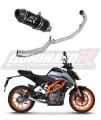 complete exhaust system with muffler DOMINATOR Full System HP3 BLACK fits the motorcycle KTM 390 Duke 2021   2023 5
