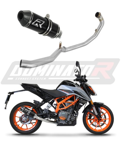 teljes DOMINATOR kipufogórendszer HP3 FEKETE kipufogódobbal a KTM 390 Duke 2021 - 2023 motorkerékpárhoz 5