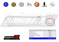 exhaust muffler DOMINATOR GP2 fits the motorcycle Kawasaki ZX10R 2004   2005 2
