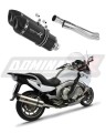 DOMINATOR HP1 FEKETE kipufogó dob BMW K1600 GT GTL 2011 - 2023 motorkerékpárhoz 3