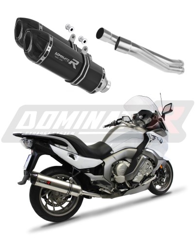 DOMINATOR HP1 FEKETE kipufogó dob BMW K1600 GT GTL 2011 - 2023 motorkerékpárhoz 3