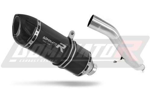 DOMINATOR HP1 FEKETE kipufogó dob, amely illeszkedik a Kawasaki GTR 1400 2007 - 2009 motorkerékpárhoz 2