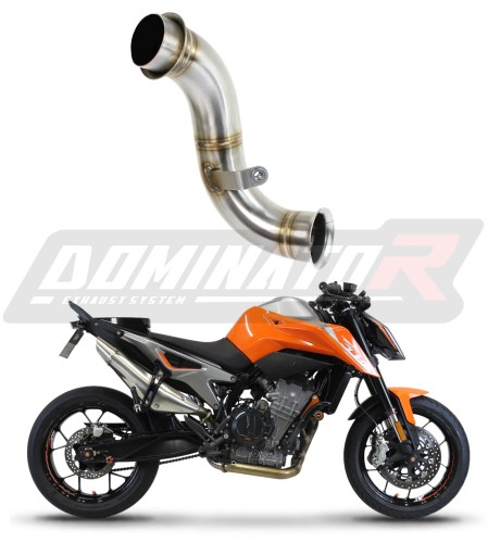 decat mid muffler DOMINATOR Mid Pipe fits the motorcycle 890 DUKE / DUKE R 2020   2023 7