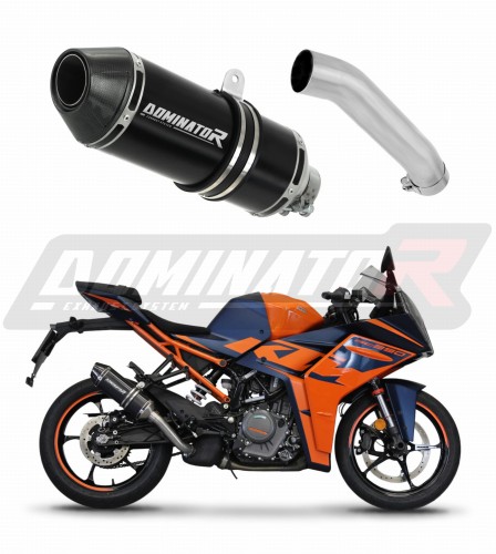 DOMINATOR HP3 FEKETE kipufogó dob, amely illik a KTM RC 390 2022 - 2024 motorkerékpárhoz 7